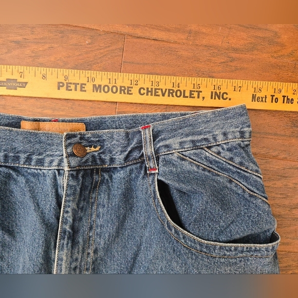 Vintage Snoop Dogg Denim Jeans Mens Size 36x30 Wide Leg Baggy Loose Pants - Picture 5 of 7